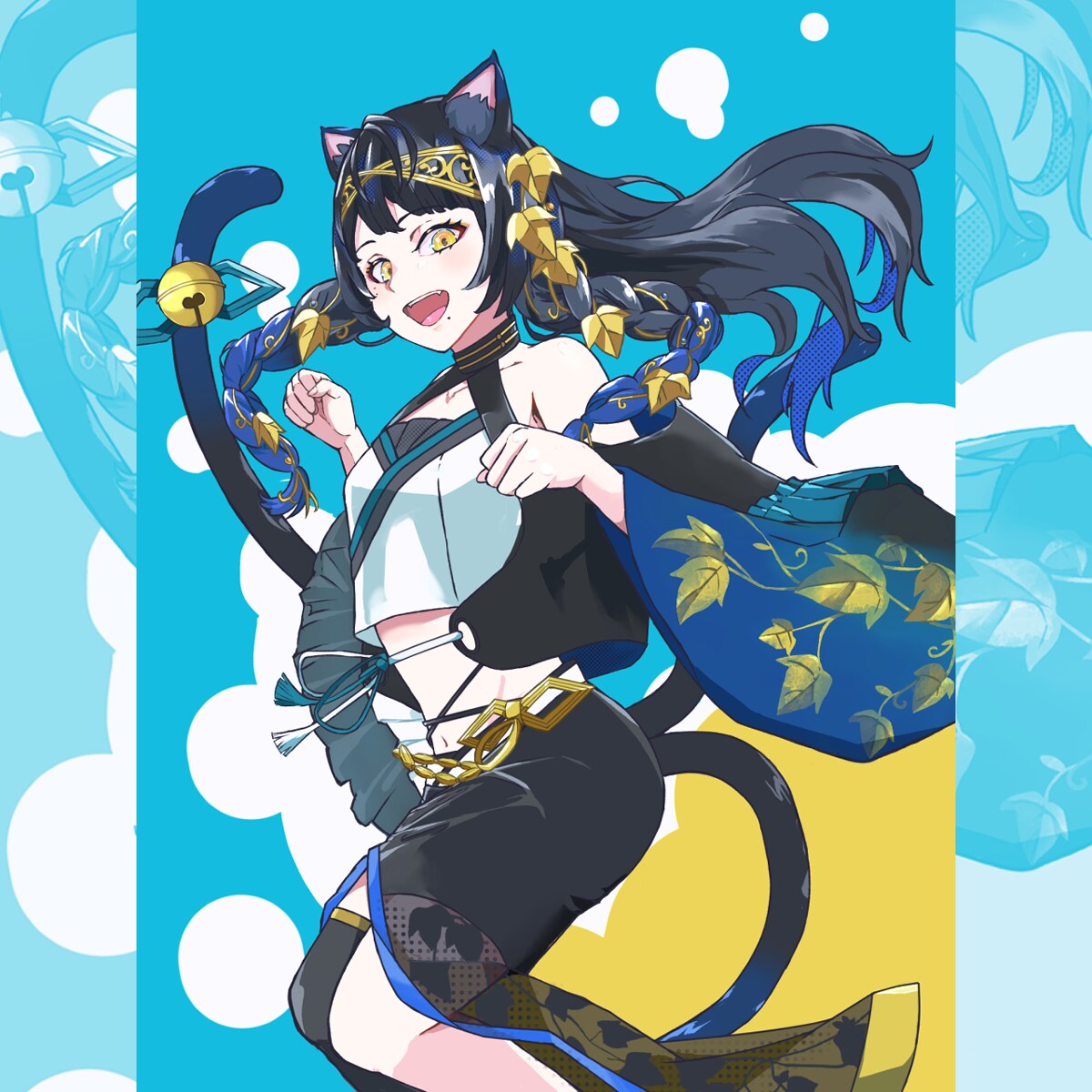 歌ってみた/返礼品/Vライバーへ！一枚絵描きます 背景あり◎商用利用◎等身キャラクター・ミニキャライラスト イメージ8
