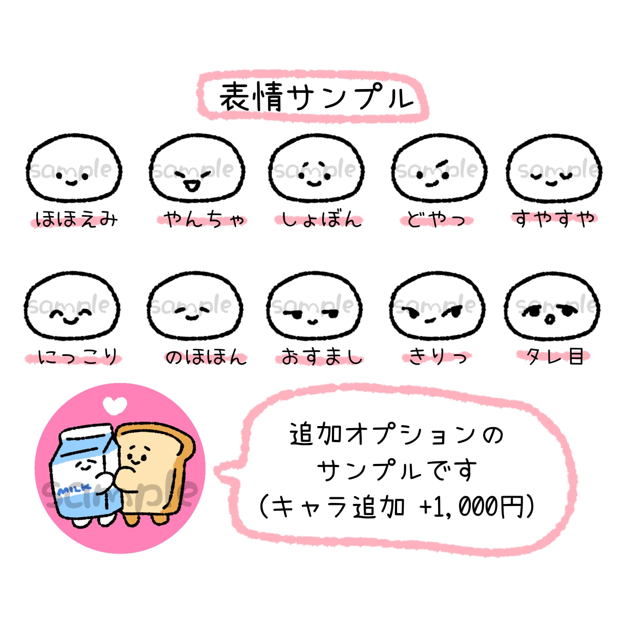 めちゃゆるかわな食べ物キャラアイコン描きます SNSにぴったり！使いやすいゆるいキャラクターイラスト♪ イメージ3