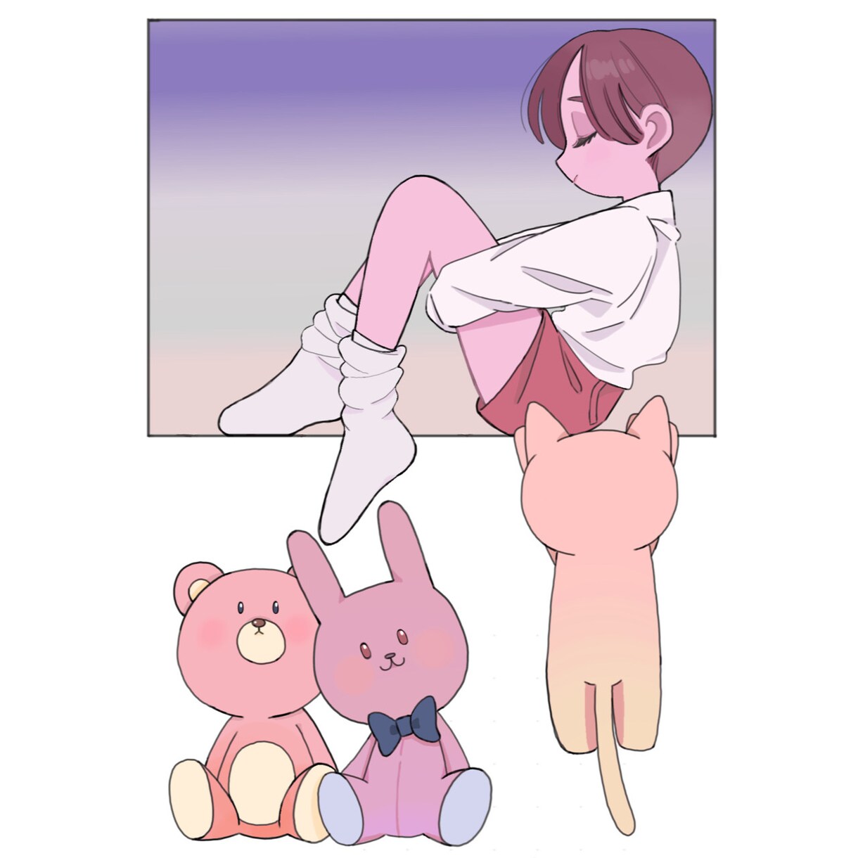 可愛い女の子・男の子のイラスト描きます 鑑賞用や動画のサムネなどに使用できるオリジナルイラスト イメージ5