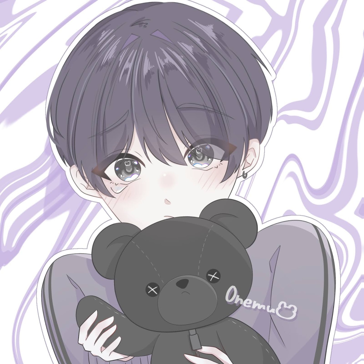 淡くて可愛いイラスト作成します アイコン、立ち絵、グッズ、歌ってみた等お任せください‼︎ イメージ2