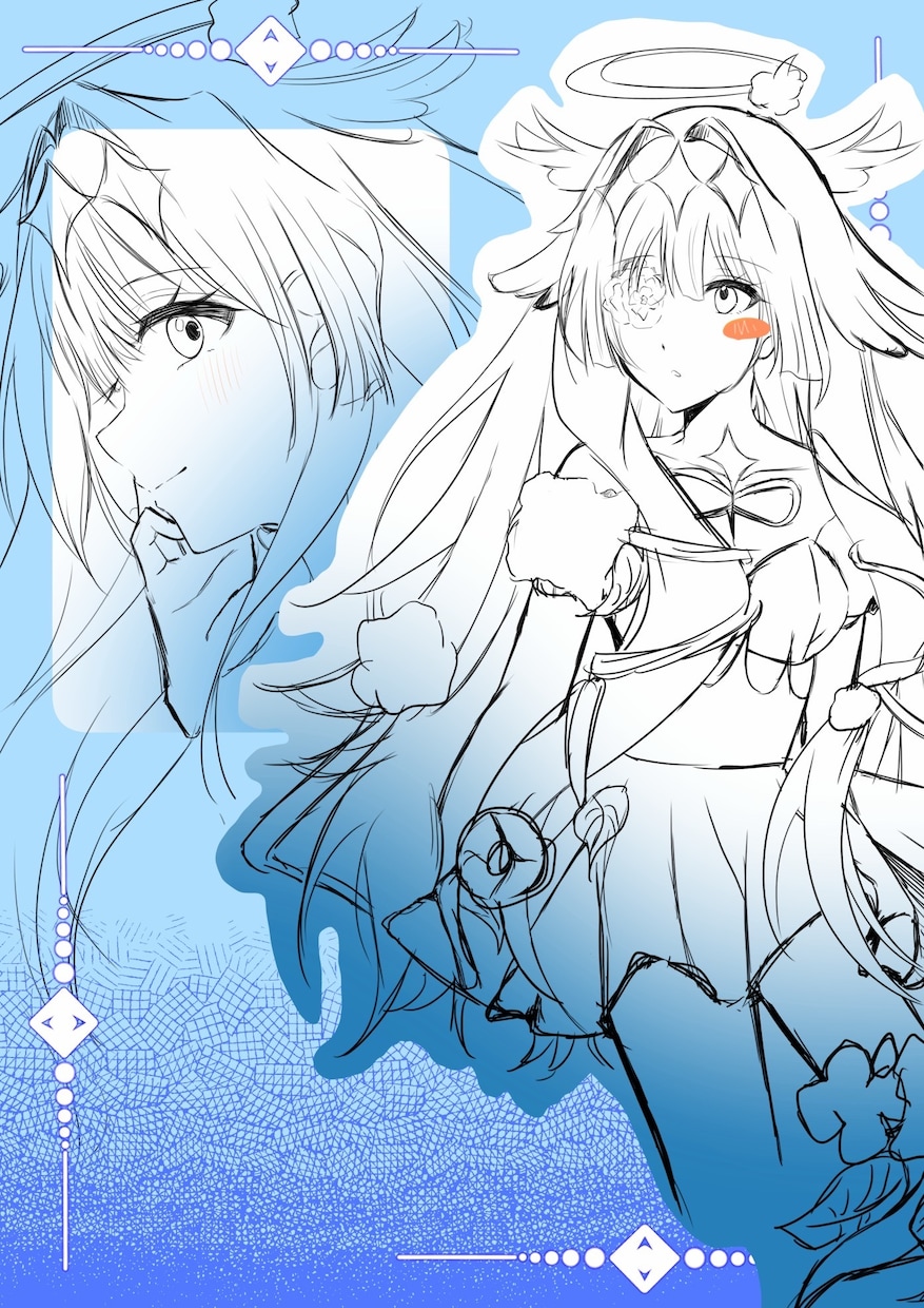 ラフイラスト描きます 普通の1枚絵より少しラフに描きます！ イメージ2
