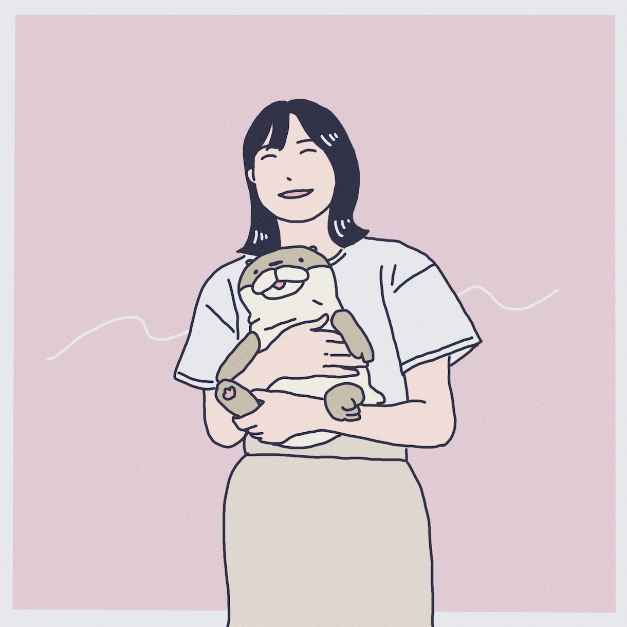 シンプルかわいい似顔絵を描きます お写真を元にイラストを作成。ブログやSNSのアイコンに！ イメージ5