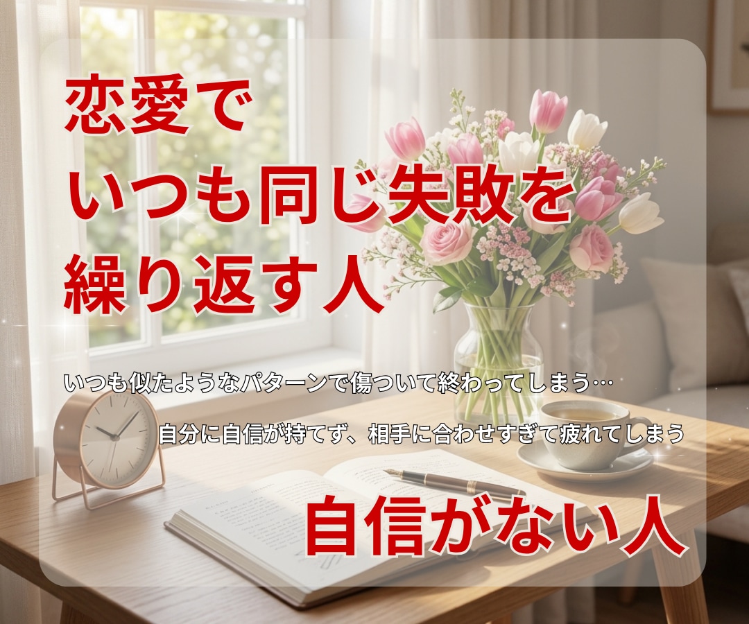 恋の失敗を繰り返さない！愛される魅力を引き出します 出生図から恋のブロックを解除！自分らしく幸せを掴む鑑定 イメージ1
