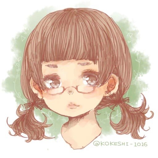 厚塗り・水彩ちっくー優しい雰囲気の似顔絵描きます 淡い、優しい風合いが好きな方へ。 イメージ2