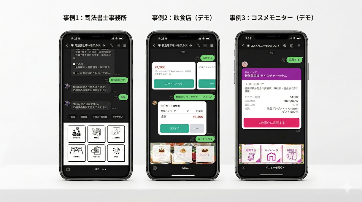 お店の公式LINEをアプリにします 業務改善・差別化・リピート率向上を目指して イメージ2