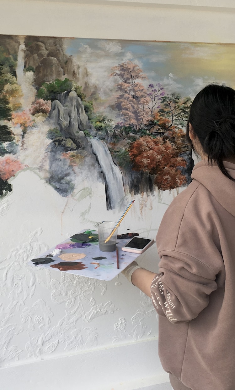 癒しの風景キャンバスを描きますます お部屋に飾りたくなる優しい風景画 イメージ3