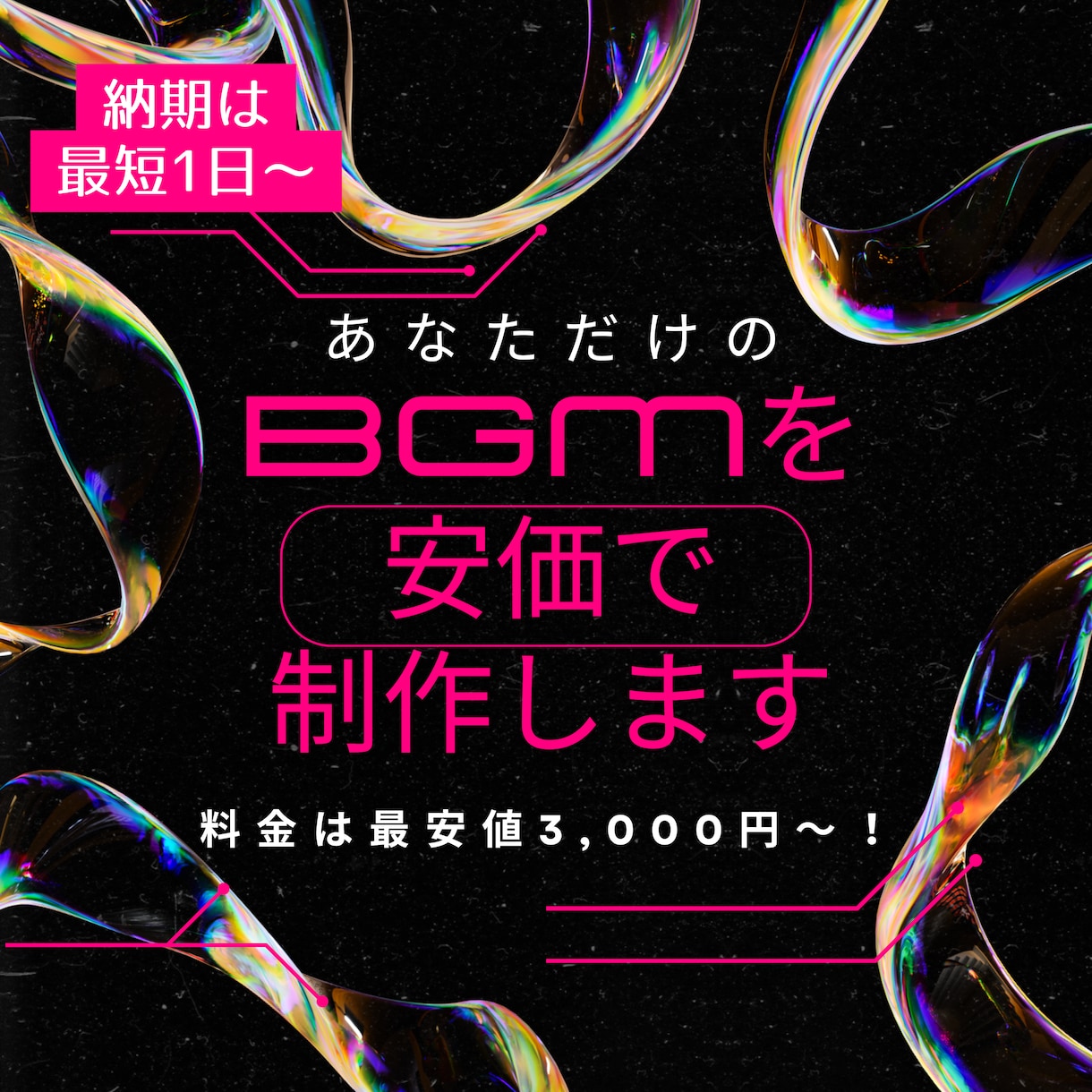 商用利用可☆オリジナルのBGMを安価で作成します 著作権フリーのBGMを安価に作成（動画、配信、個人用など） イメージ1