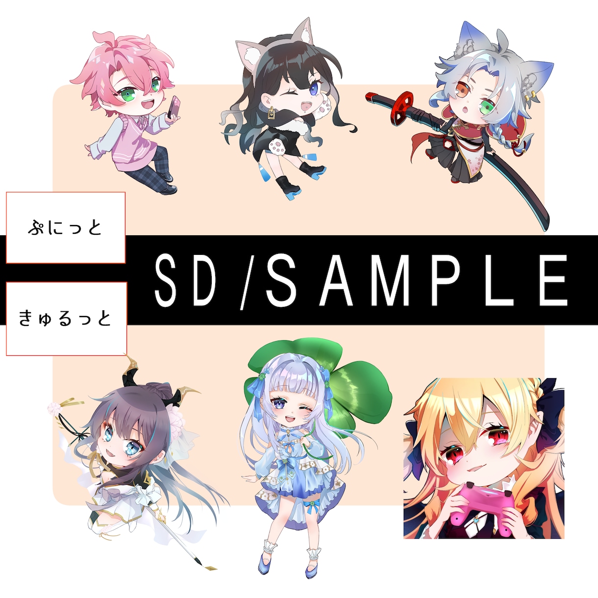 ご希望のイラスト作成承ります ⭐︎SNS用、活動用、鑑賞用、趣味用、なんでもご相談から⭐︎ イメージ7