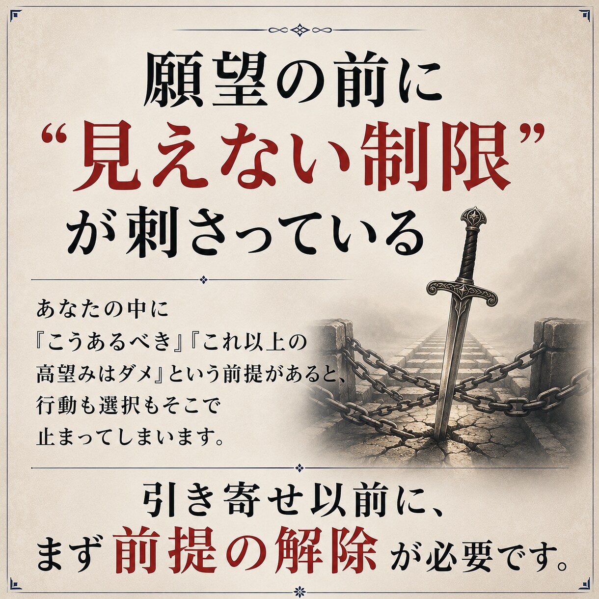 引き寄せの罠アンカーの解除相談します あなたの願いを妨害する「無意識のアンカー」の正体を相談で イメージ6