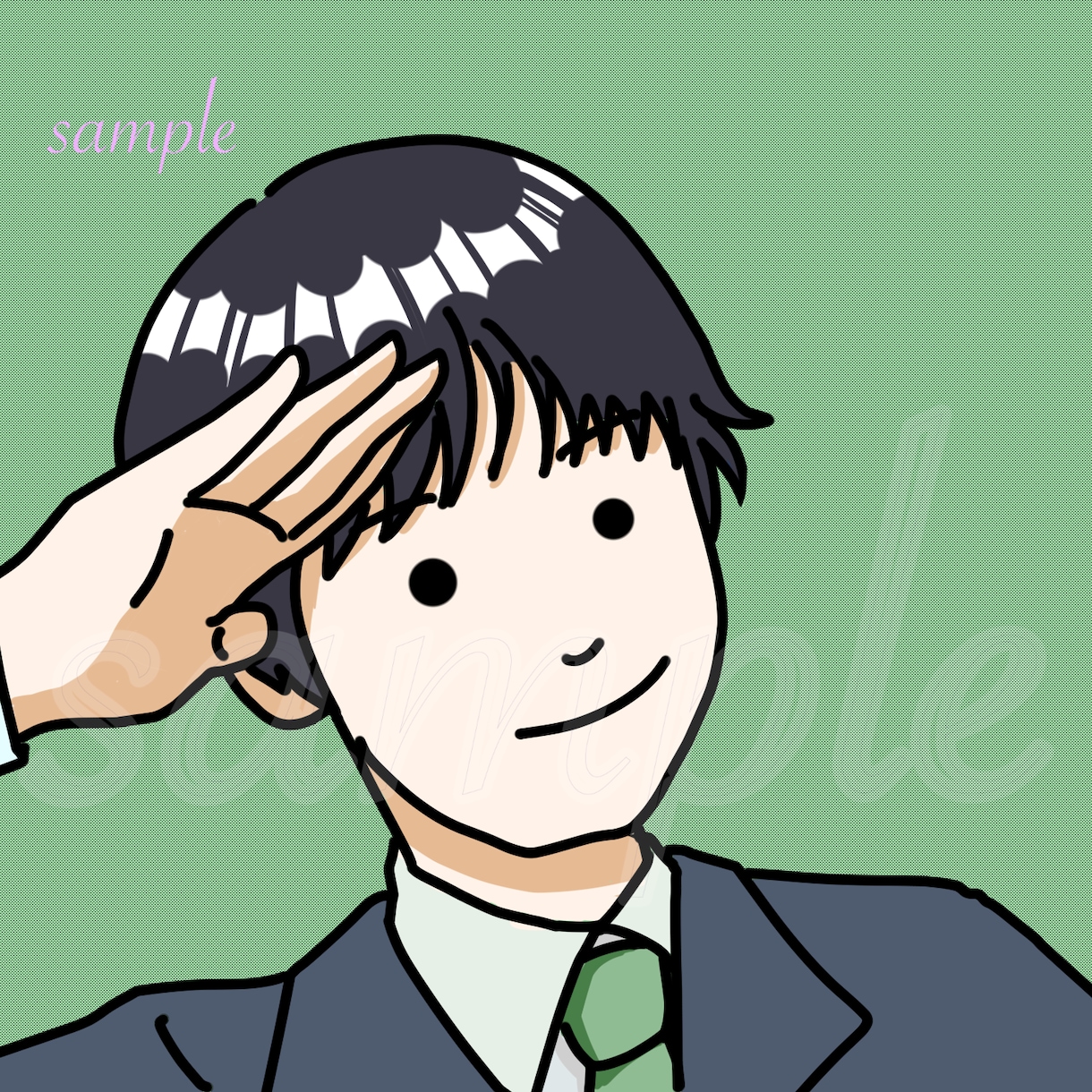 いろいろな画風のアイコン、似顔絵など描きます アニメ、乙女系からジュリアンオピー風まで（笑） イメージ5