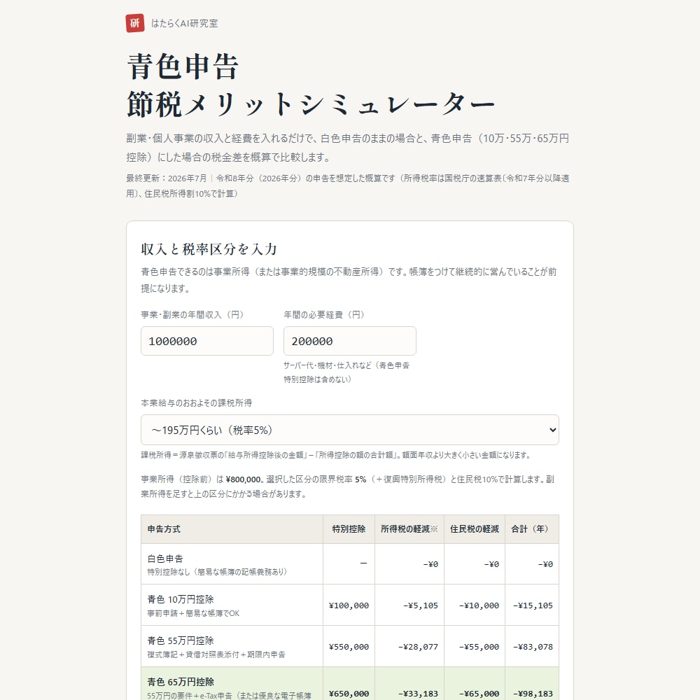 ブラウザで動く計算機・業務ツールを作りますます 自己完結HTMLで納品｜登録不要ですぐ動く イメージ2