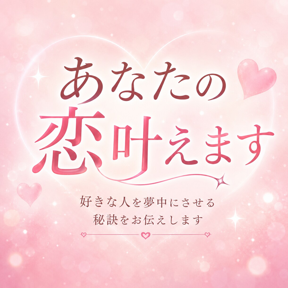 あなたの恋叶えます 相手を沼らせる方法を伝授します イメージ1