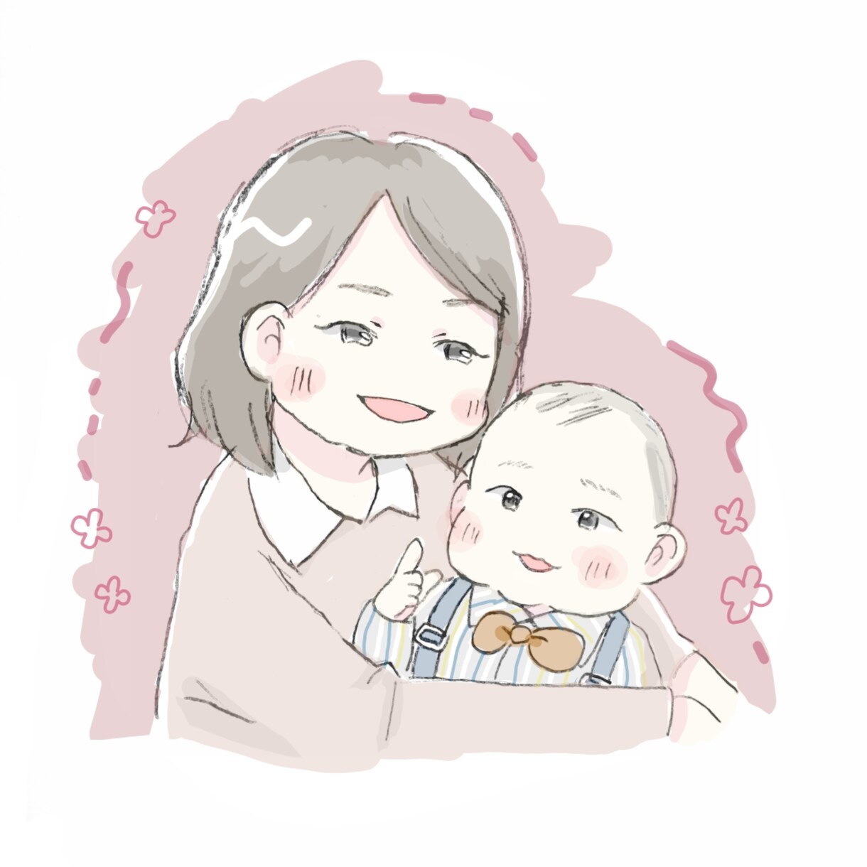 写真から淡いタッチでご家族お子様のイラスト描きます オプションにてお急ぎ対応可能です！ イメージ7