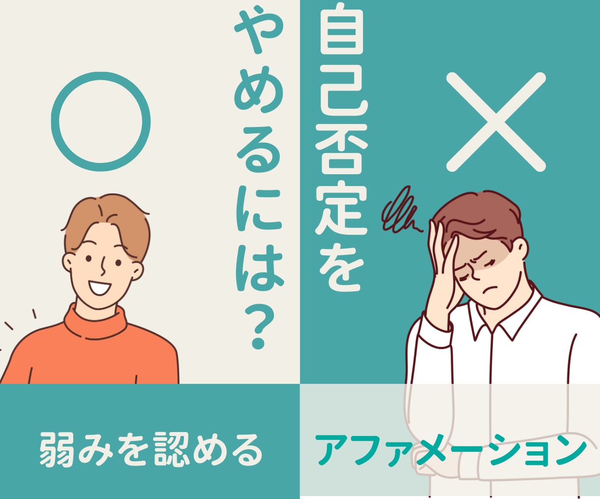 自分褒めはNG！？　自己否定をやめる方法を教えます ”いつも自己否定”をやめる６ステップ＜3日間の相談付＞ イメージ2