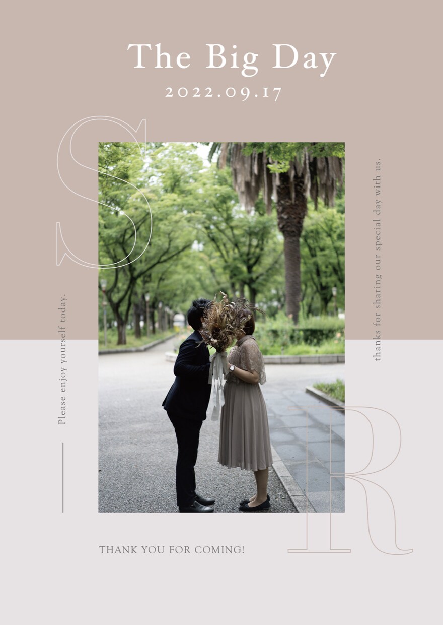 結婚式で必要なペーパーアイテム格安で作成いたします 結婚式で必要な数々のペーパーアイテムをシンプルなデザインで。 イメージ5