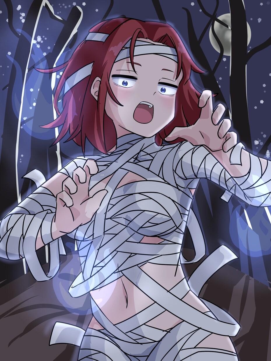 安値でイラスト依頼を受けます (背景あり)かっこいいエフェクトなどでキャラクターを華やかに イメージ9