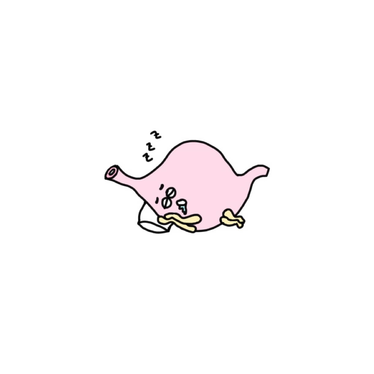 クスッと笑えるゆるシュールイラスト描きます SNSアイコンやグッズにぴったりなクセ強イラスト イメージ7