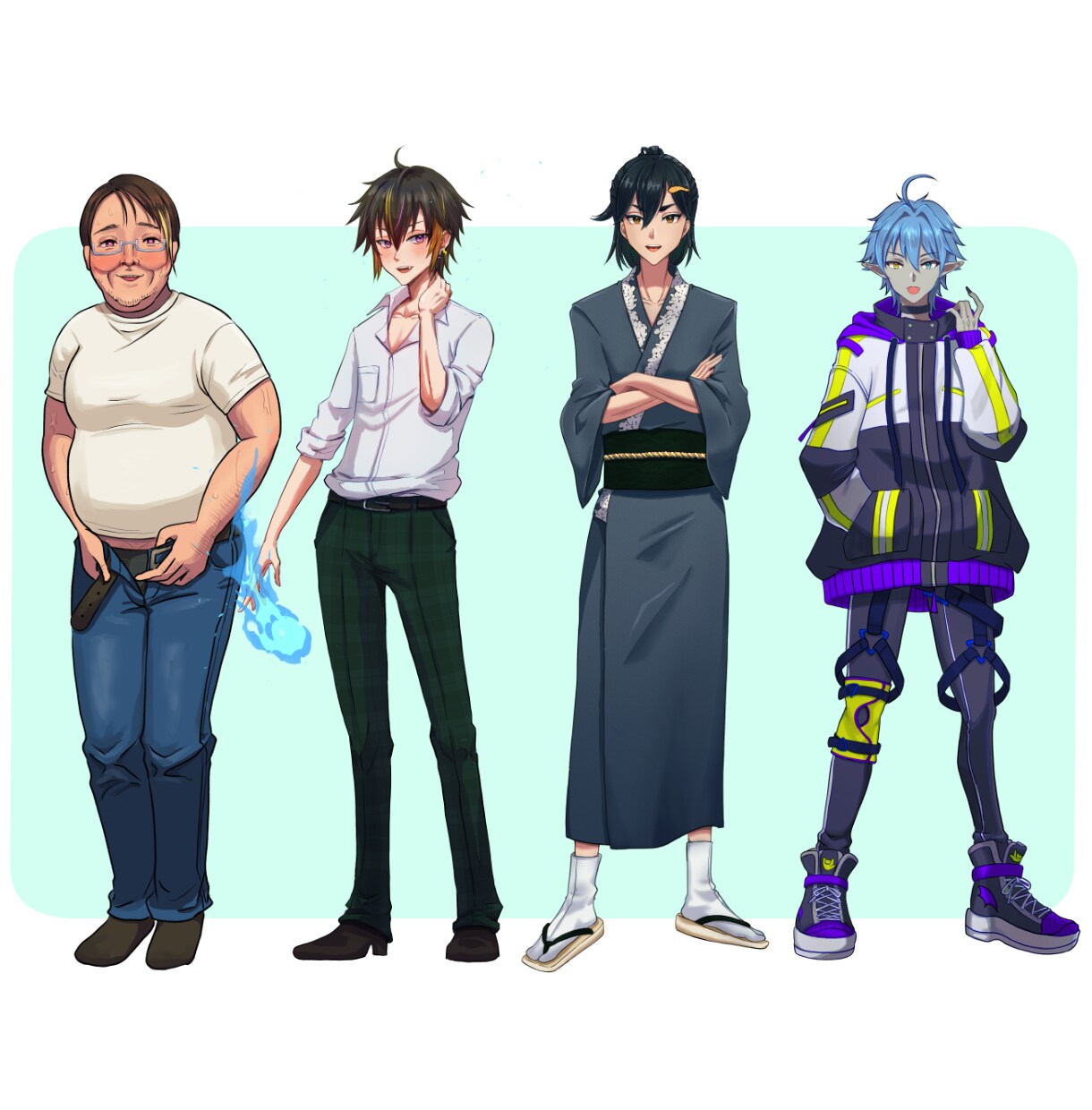 商用可◎立ち絵イラストお描きします IRIAM／TRPG／ゲーム／配信／オリキャラなどにどうぞ イメージ3