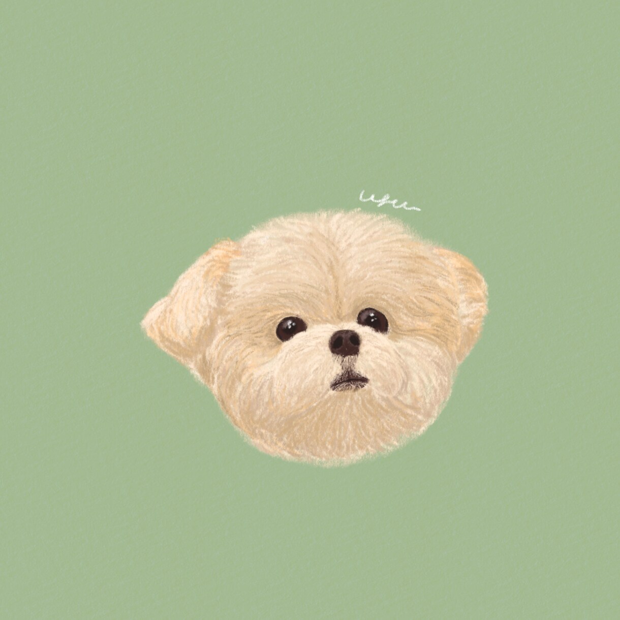 思い出に残る心温まるペットちゃんのイラスト描きます 写真とはまた違うほんわか可愛い温かみのあるイラストです イメージ6