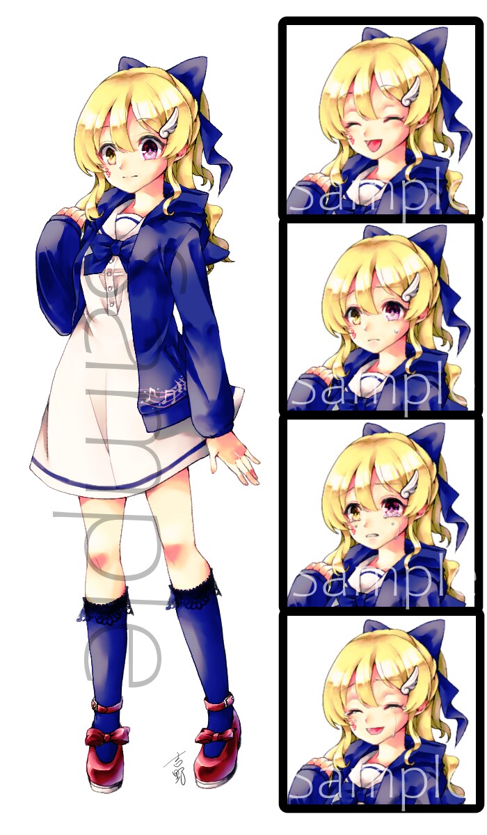 キャラクター立ち絵描きます 貴方のキャラクターの立ち絵・三面図イラストを描きます！ イメージ10