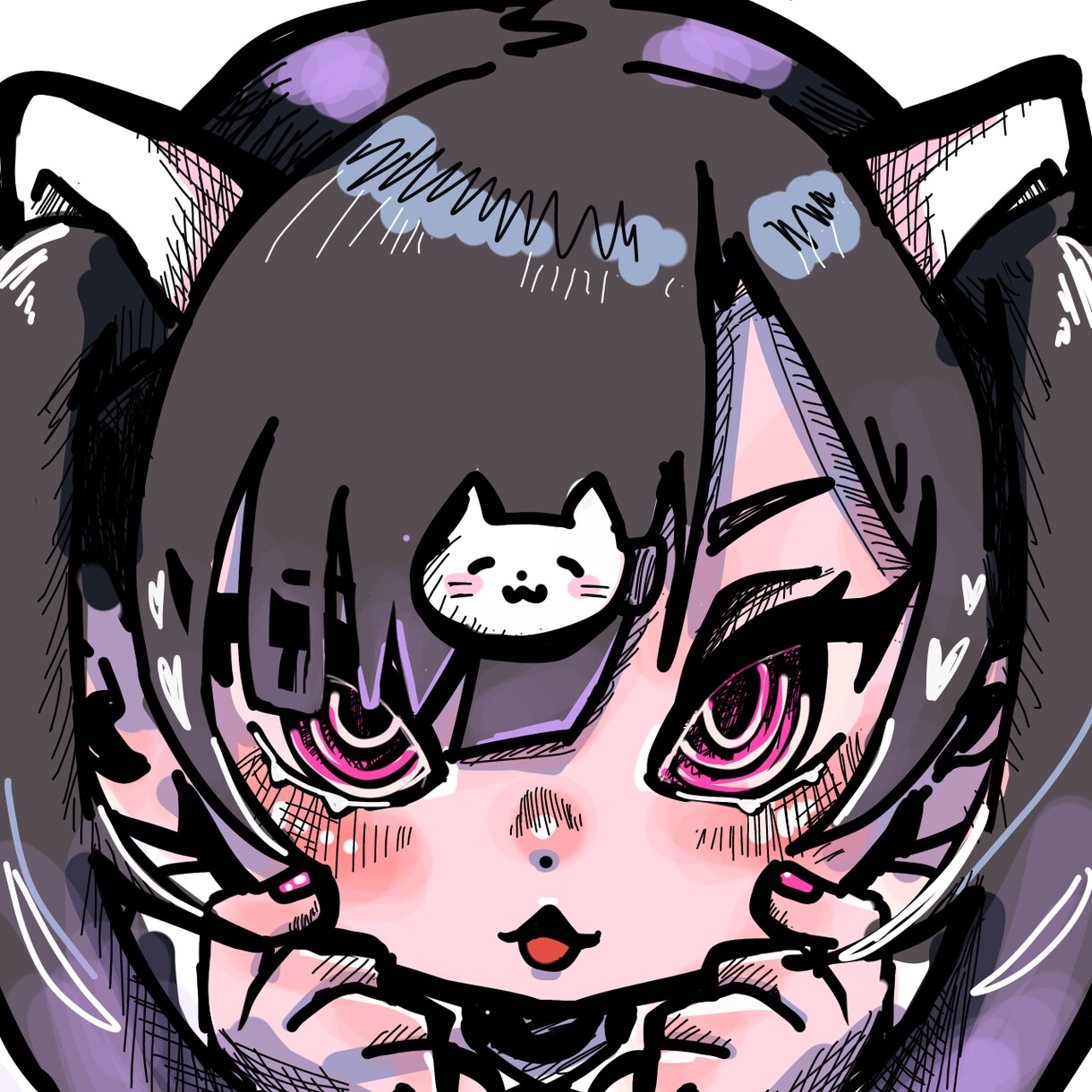 かわいいカッコイイから病んでるから元気系描きます アイコンにした時に目を引くイラストを描けます！ イメージ4