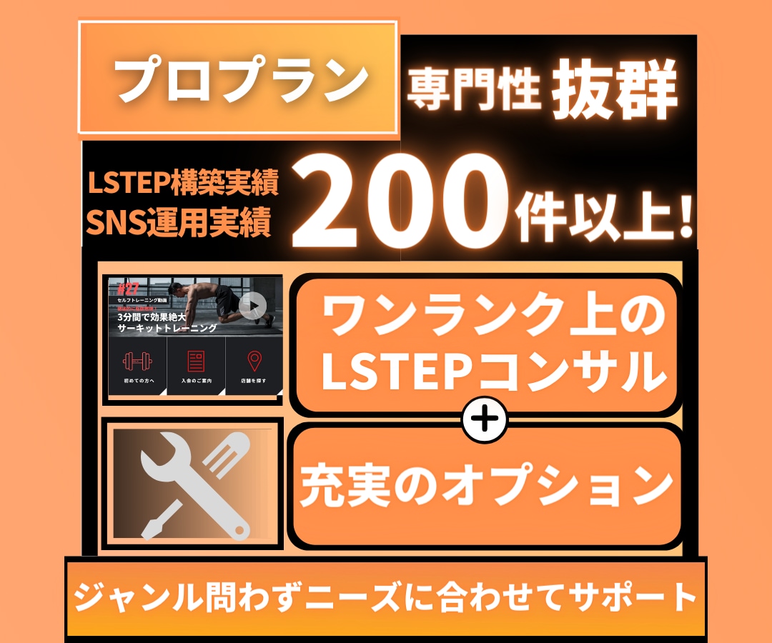 常時3名様限定❗️Lステップの構築代行します SNSのプロがLステップの複雑な構築を代行致します ! イメージ1