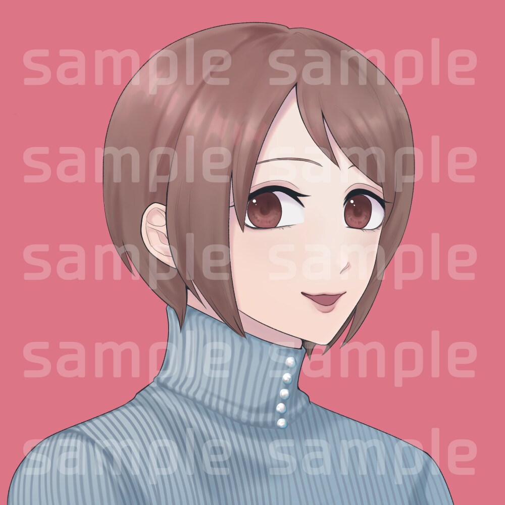 SNS向けのアニメ風アイコンを作成します お客様のオリジナルキャラクターを描かせていただきます✨ イメージ3