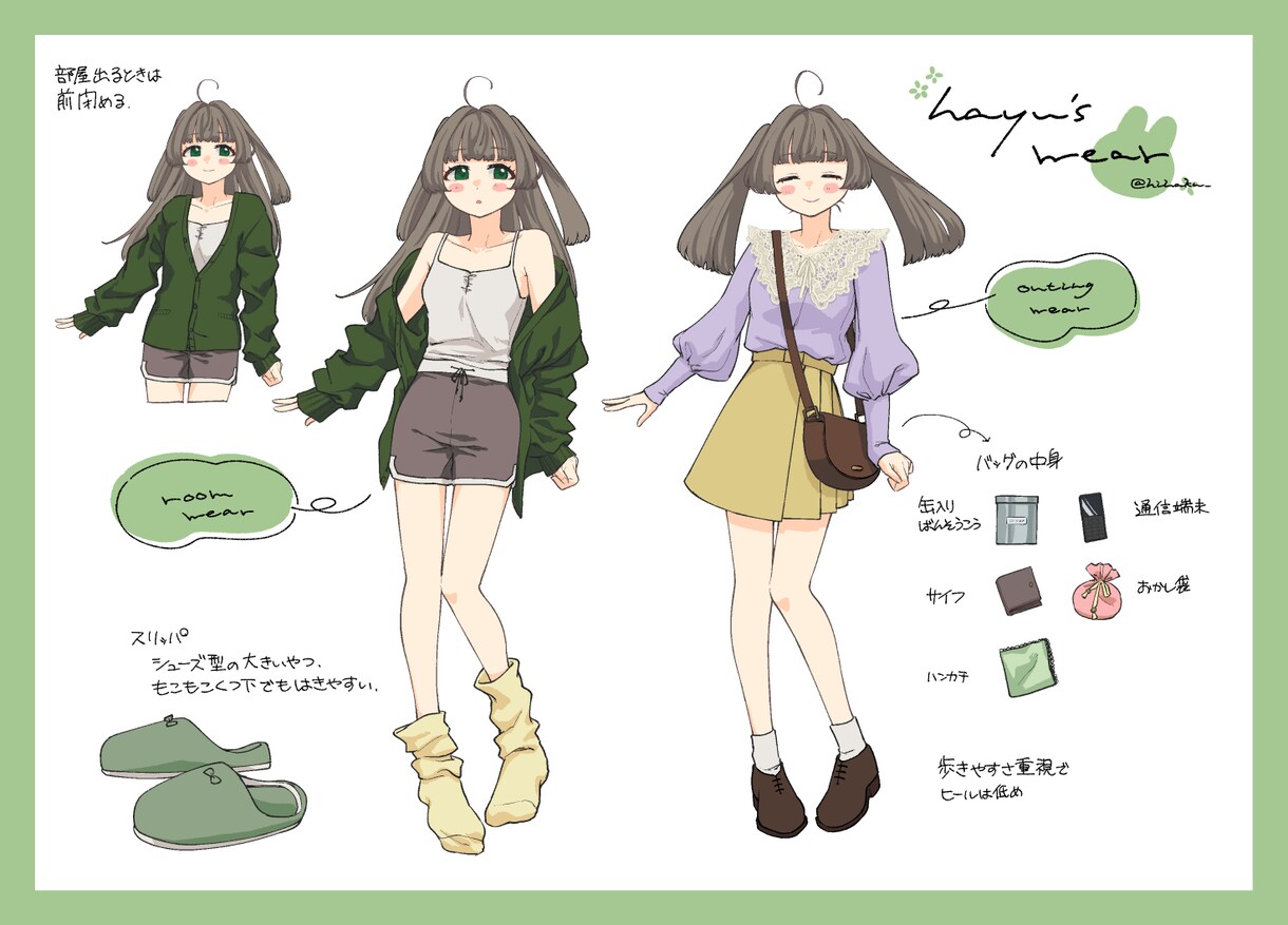 キャラ設定画作成　キャラデザ・コーディネートします 理想の「うちの子」設定画を一緒に作りませんか？ イメージ4