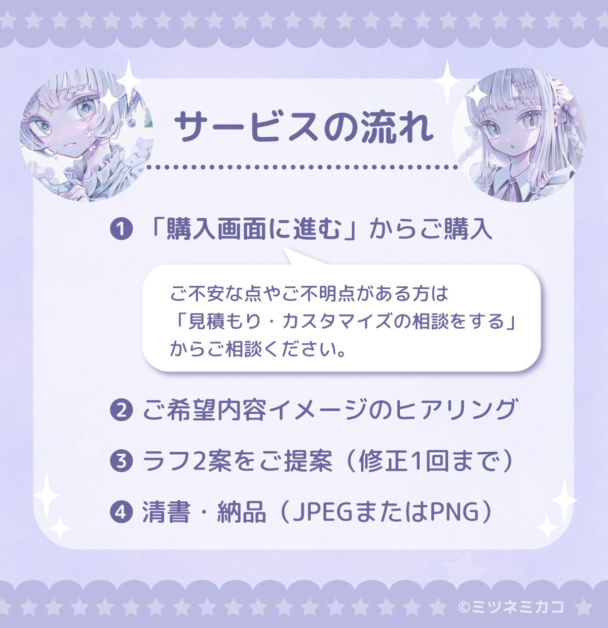 キラキラ透明感！かわいいアイコン描きます ✧ココナラ依頼がはじめての方もお気軽にご相談ください✧ イメージ8