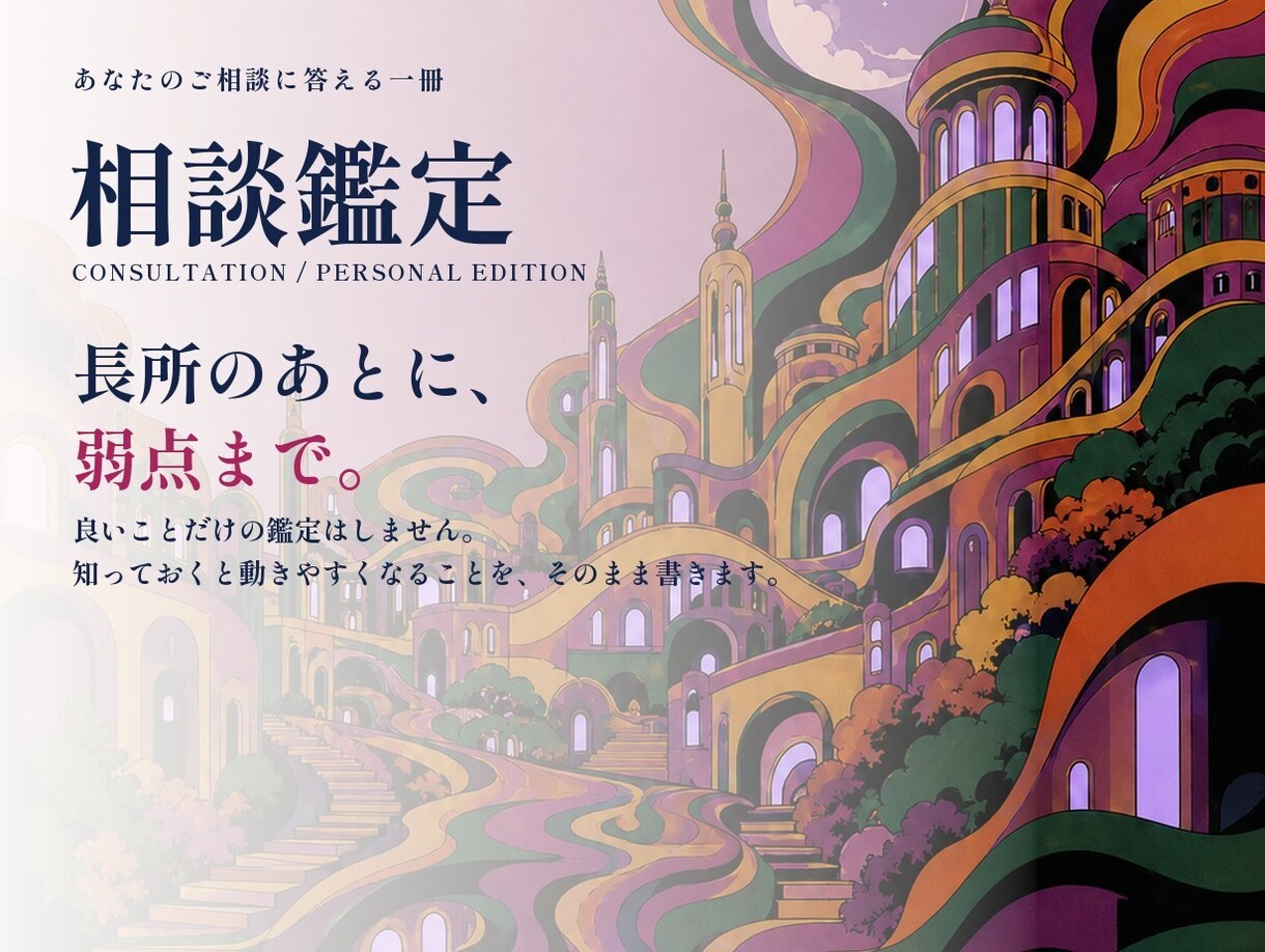 どんなお悩みも、一冊の鑑定書で答えます 10月末まで1,000円｜恋愛・仕事・独立・家族、分野は自由 イメージ5