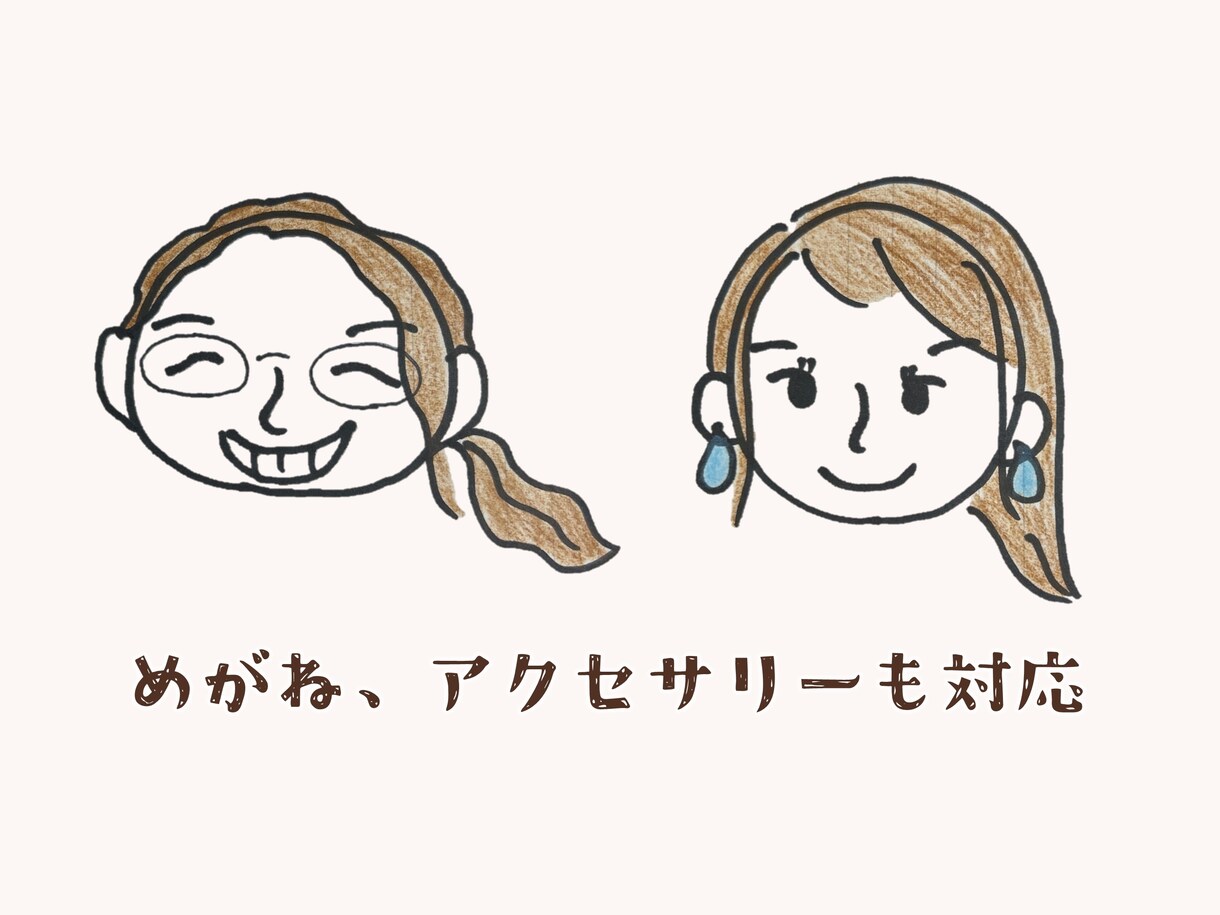 最短1日で納品!お写真から手描きで似顔絵描きます 大人数対応!破格でシンプルな似顔絵を即お渡しします イメージ2