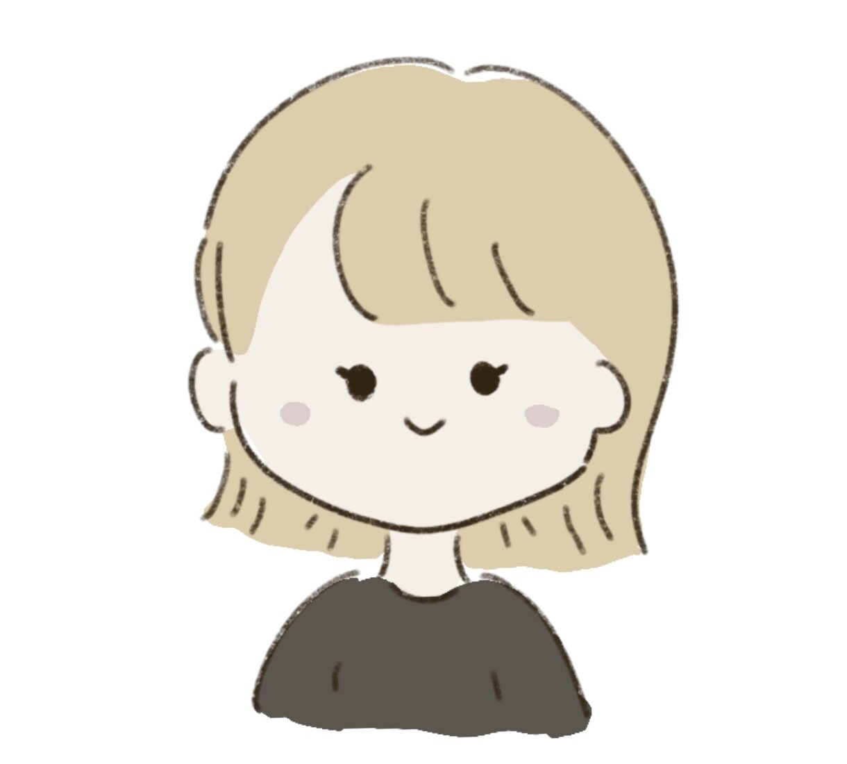 ゆるいタッチのイラスト描きます 使用用途は自由♪SNSのイラストなどに! イメージ1