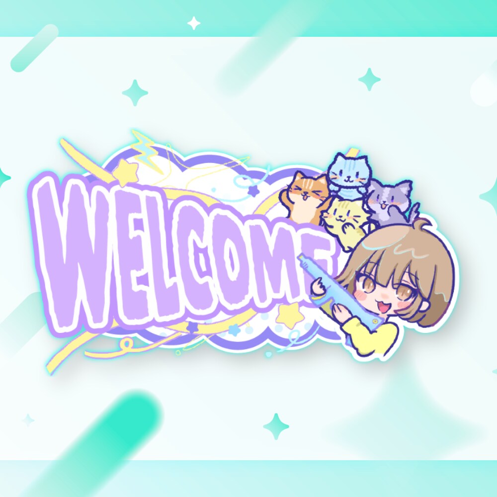お名前ロゴ制作&番組ロゴをかわいく制作します Vtuberお名前ロゴ、活動ロゴ、番組名ロゴ、お店ロゴに イメージ6