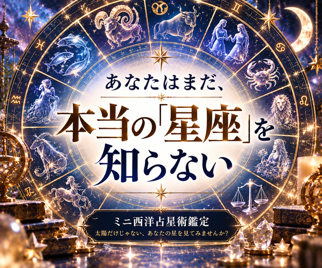 あなたの魅力は「星座」でもっと分かります 星座って本当はひとつだけじゃない｜いつもの星占いから一歩先へ イメージ1