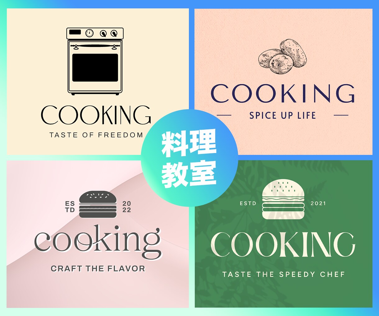 海外風なロゴをスタイリッシュで上品に作成します 企業や店舗、サービスの”顔”を作ります！ イメージ9