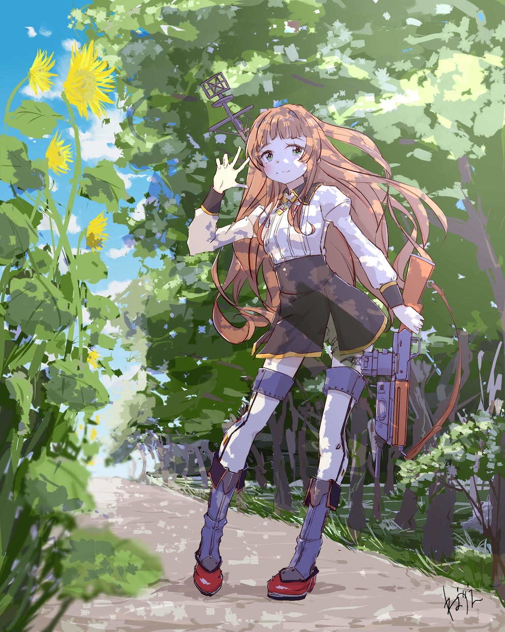挿絵、動画、キービジュアルなどイラスト作成致します バストアップだけでなく全身絵や様々なポーズに対応致します。 イメージ2