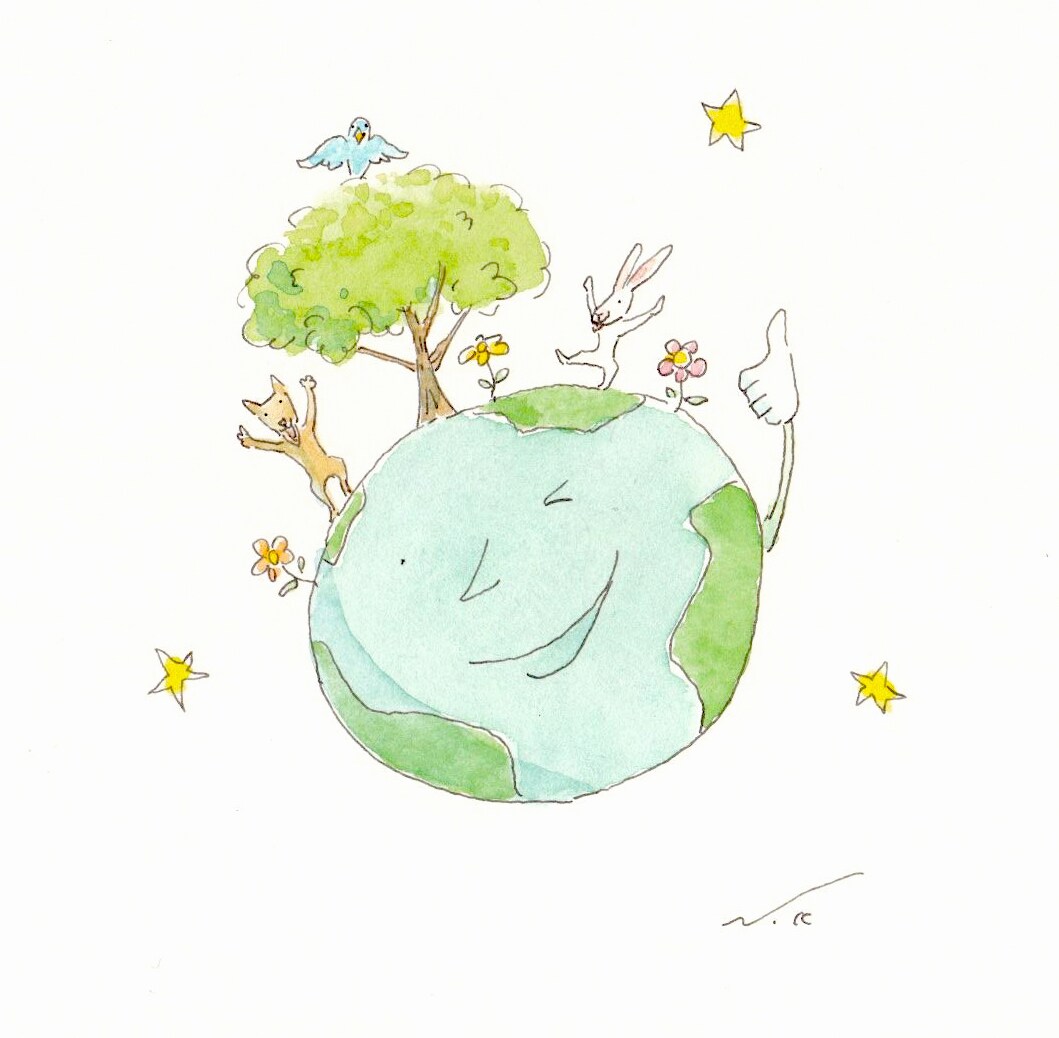 やさしい水彩イラスト描きます 淡い色彩で絵本の挿絵のようなイラストを描きます イメージ4