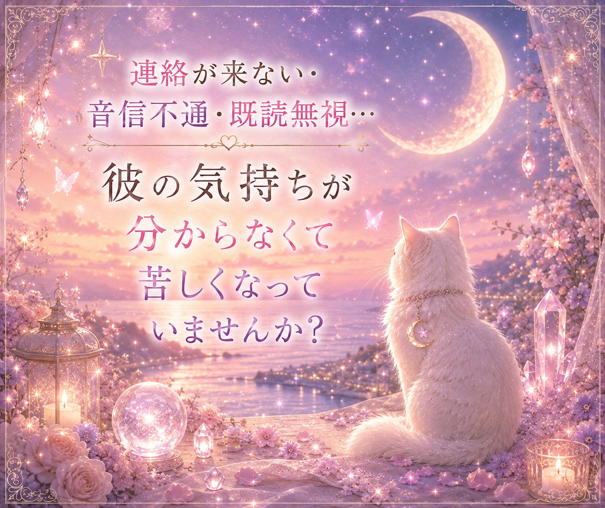 復縁｜別れた彼の今の本当の気持ちを視ます 音信不通・既読無視…彼とのご縁を丁寧に読み解きます イメージ2