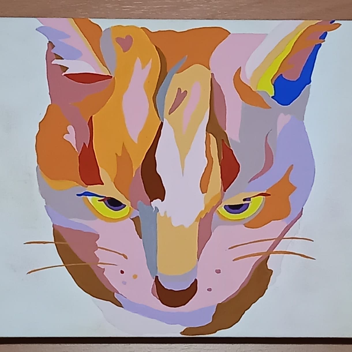 好きな動物アートに作成します 本来の色とは違う色彩でのギャップをアート原画でお届けします イメージ5
