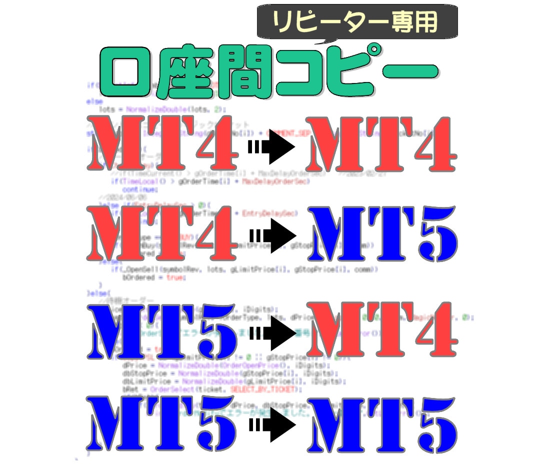 MTxTradeCCでコピー先を1口座追加します リピーター様専用【コピー先口座追加】 イメージ1