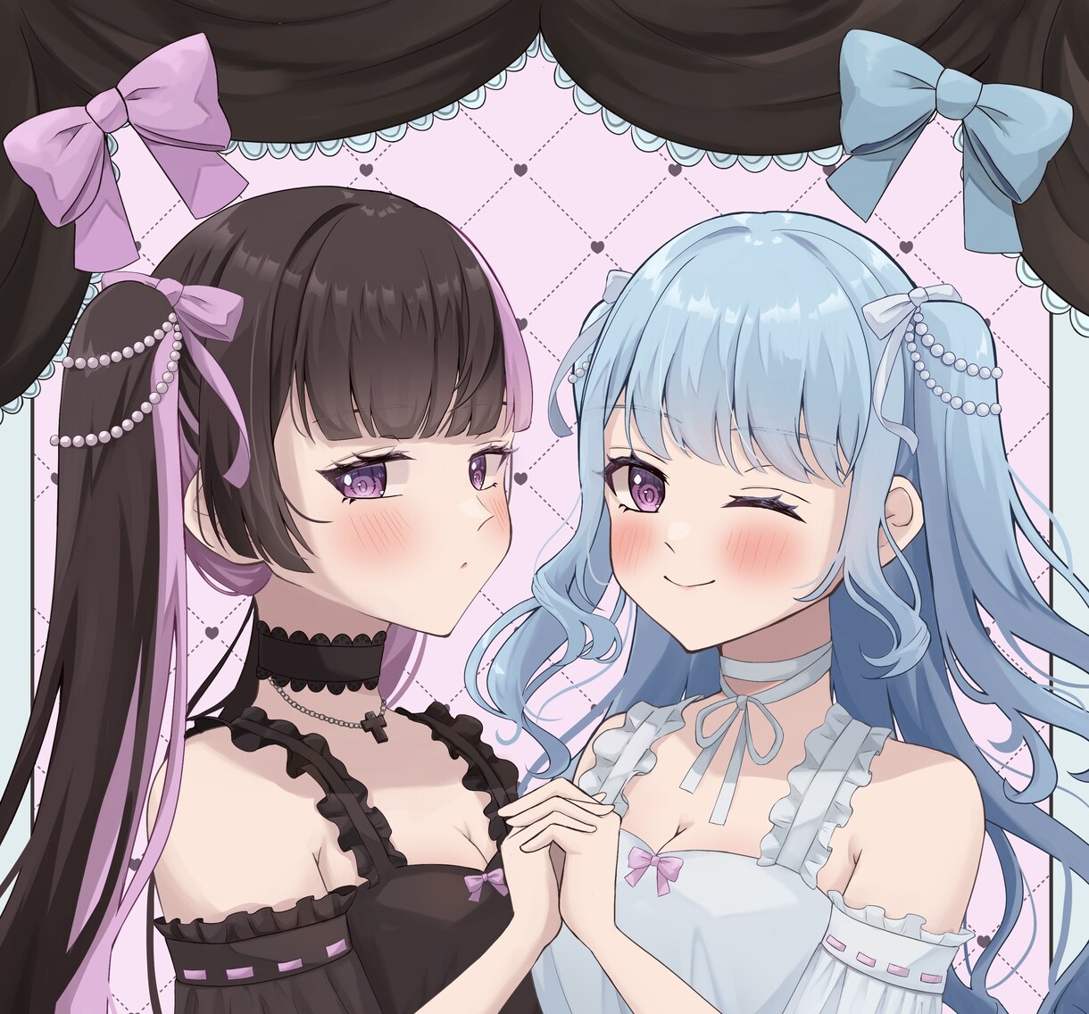 女の子の可愛いイラスト描きます サムネ、アイコン、歌ってみたに使用できるイラストを描きます！ イメージ1