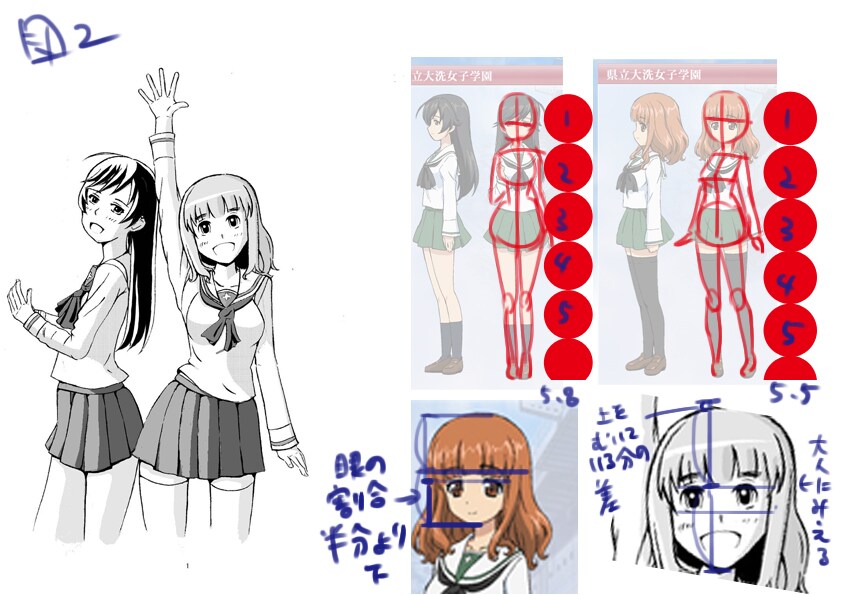 ポージングが不安な方などイラスト添削致します プロが細かくイラスト添削致します イメージ3