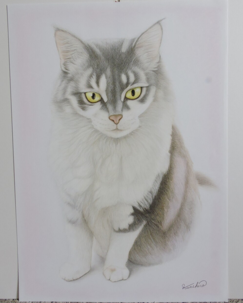 大切なペットの似顔絵をお描きします 世界に一枚の色鉛筆ペット肖像画 イメージ3