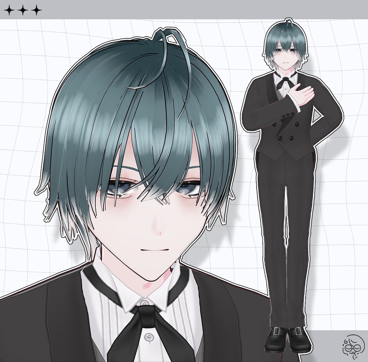9月末まで格安！VTuber等！3Dモデル作ります VRM・VRChat・MMD対応！絵から制作可！VRoid製 イメージ2
