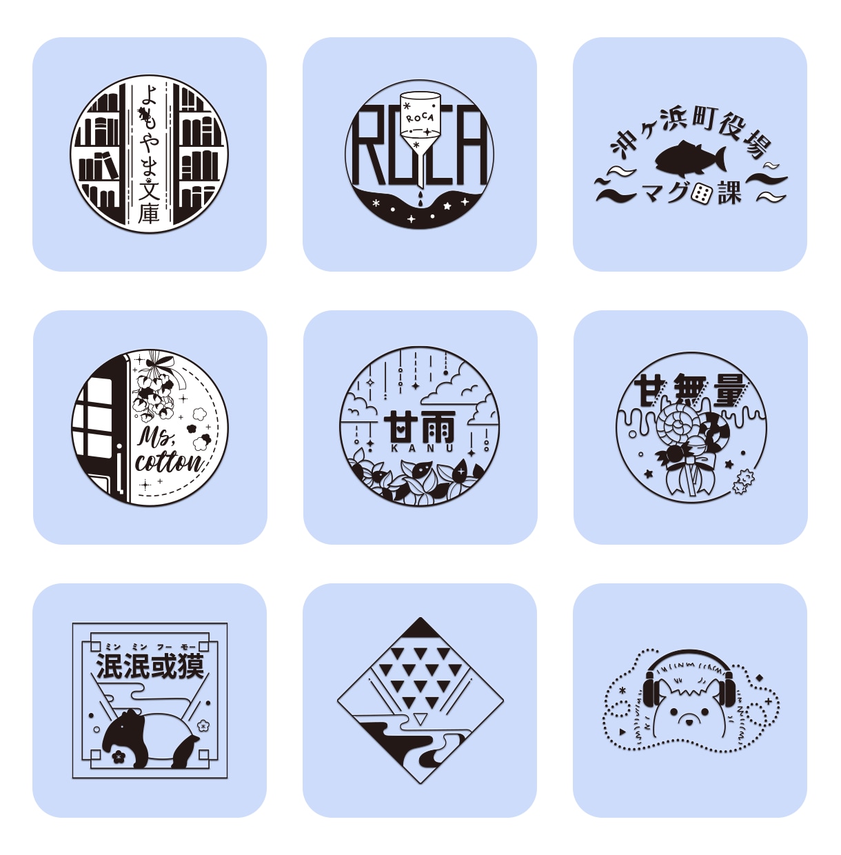 モノクロでオシャレなロゴお作りします ショップや同人サークルなど、幅広くお使いいただけます♪ イメージ6