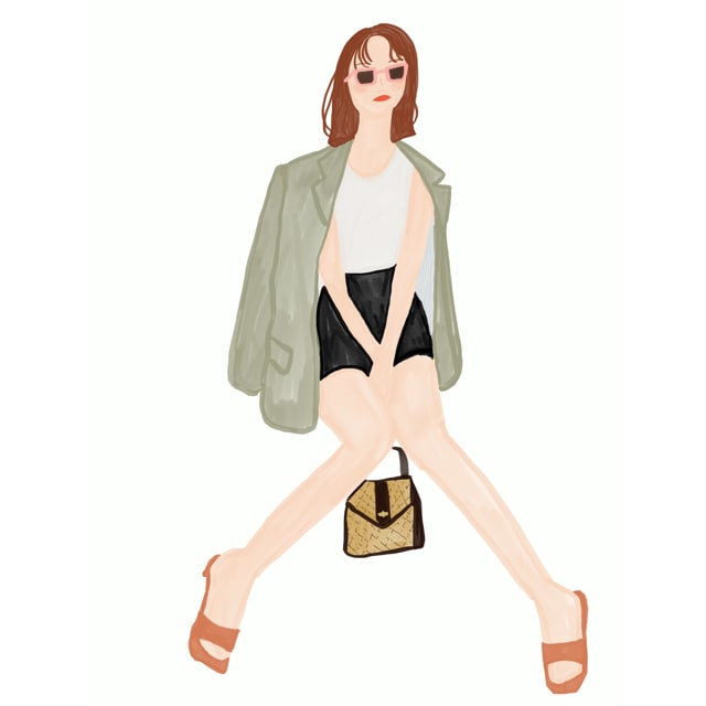 レトロなおしゃれファッションイラストかきます SNSアイコン・プレゼント・挿絵など！ イメージ1