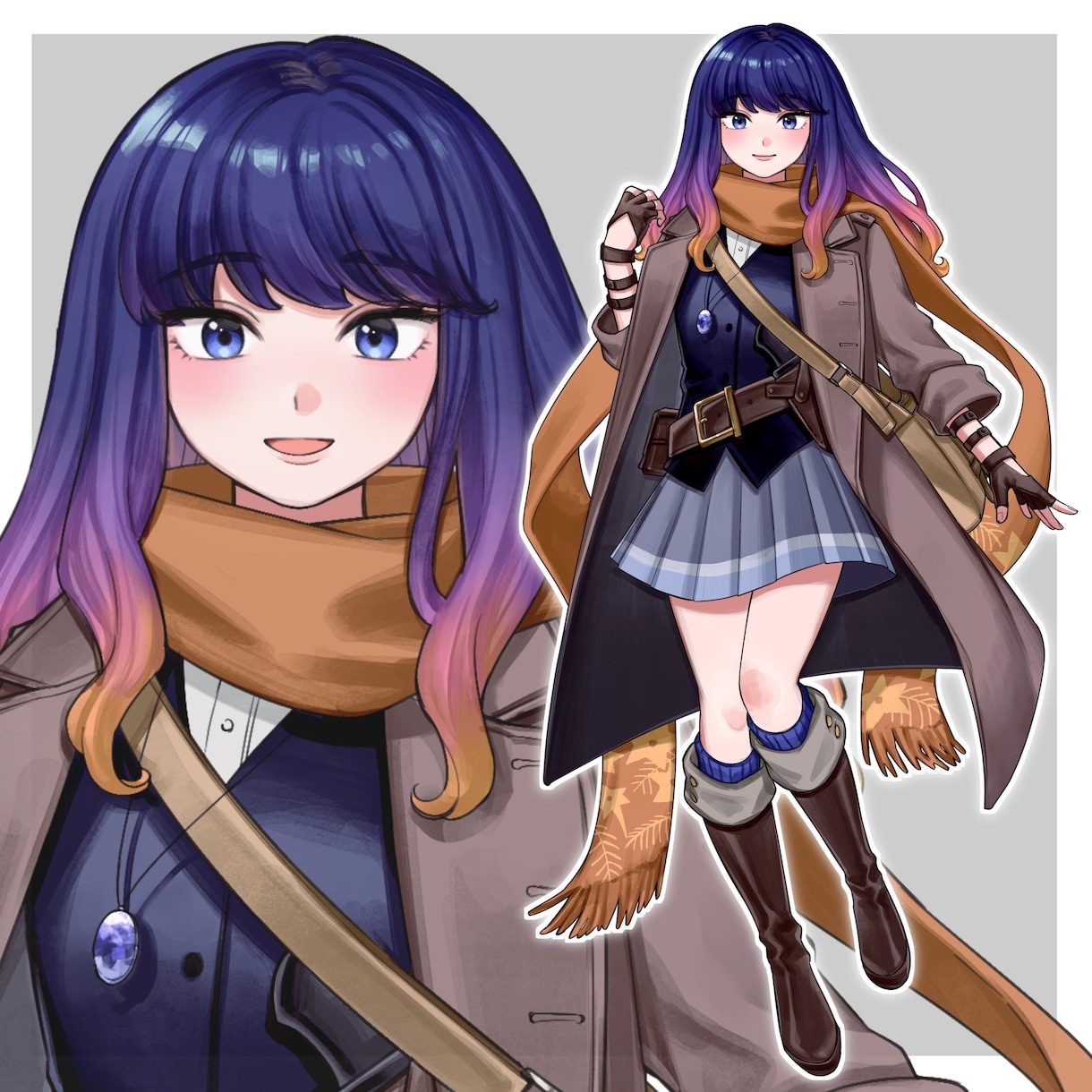 プロの漫画家がVtuberイラスト制作いたします 現役漫画家がLive2D用イラストをキャラデザから承ります！ イメージ2