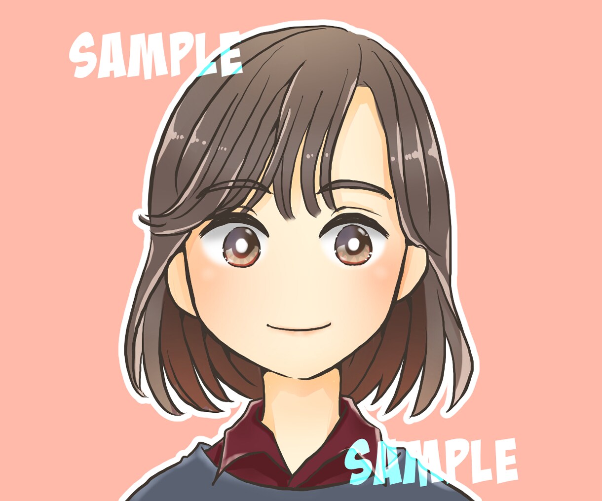 写真がなくてもOK！ブログ用アイコン作ります 商用利用可◎ブログやSNSにオリジナルアイコンはいかがですか イメージ8