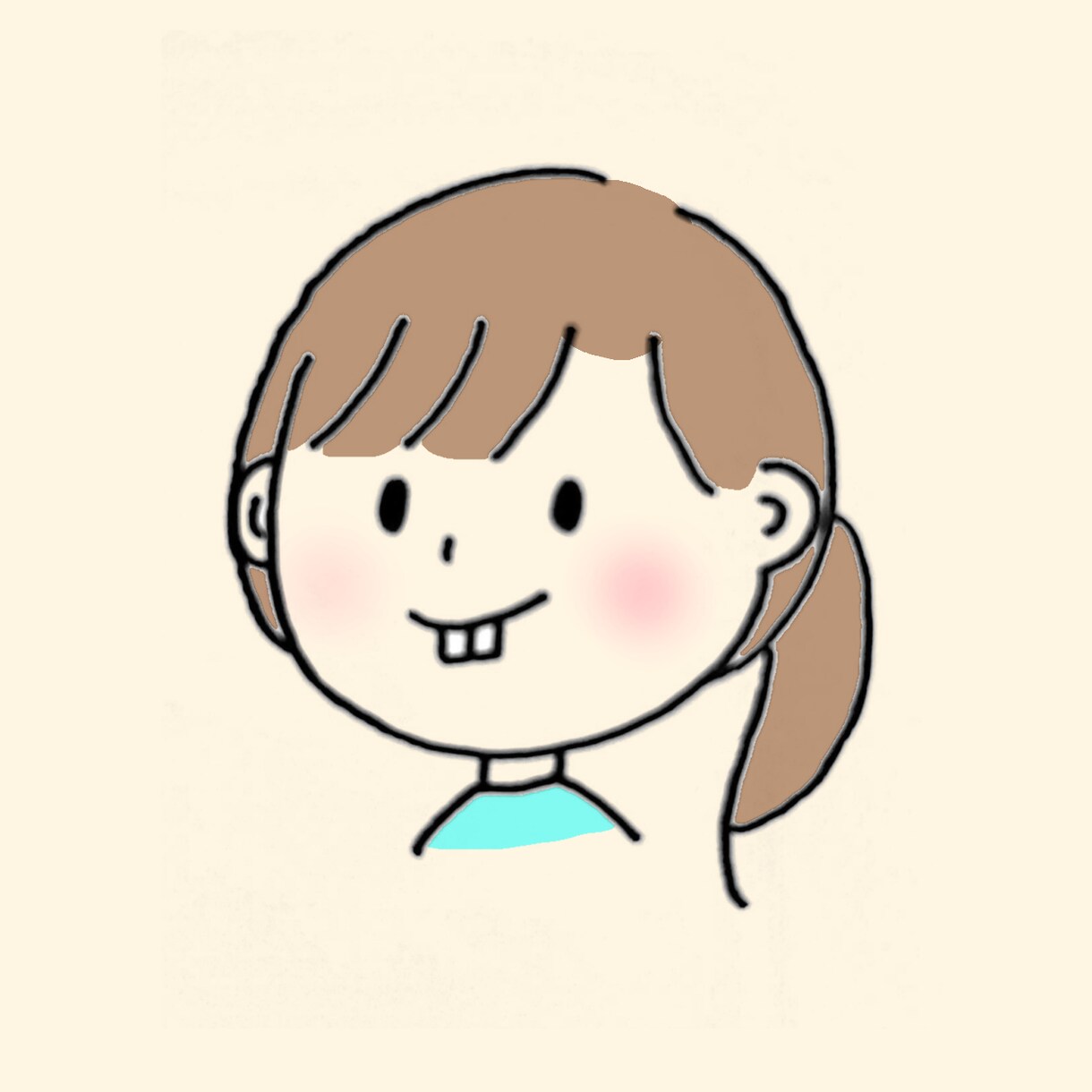 ゆるいアイコン描きます SNSのアイコンに！ゆるっとシンプル似顔絵 イメージ3