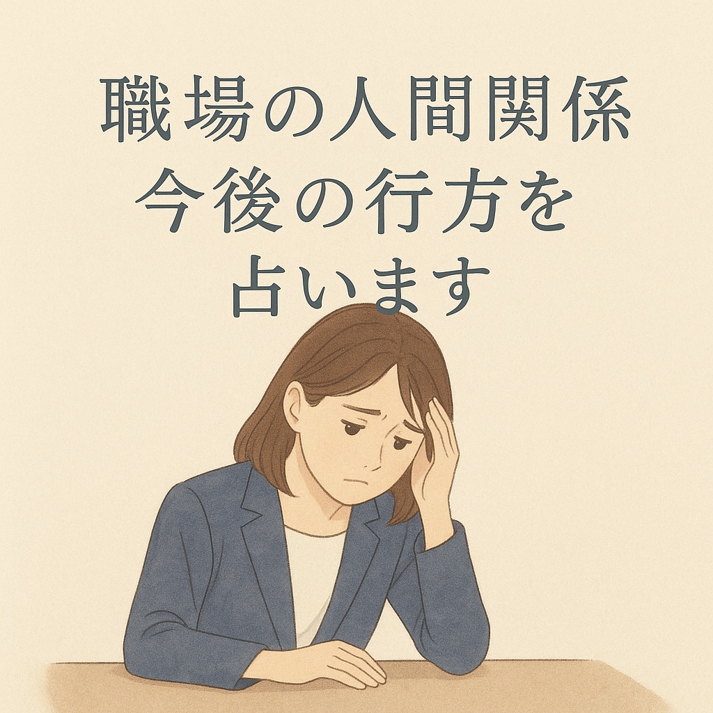 上司・部下・同僚との今後の関係を深掘ります 職場の方との関係性や今の気持ち&未来をタロットで占います イメージ1